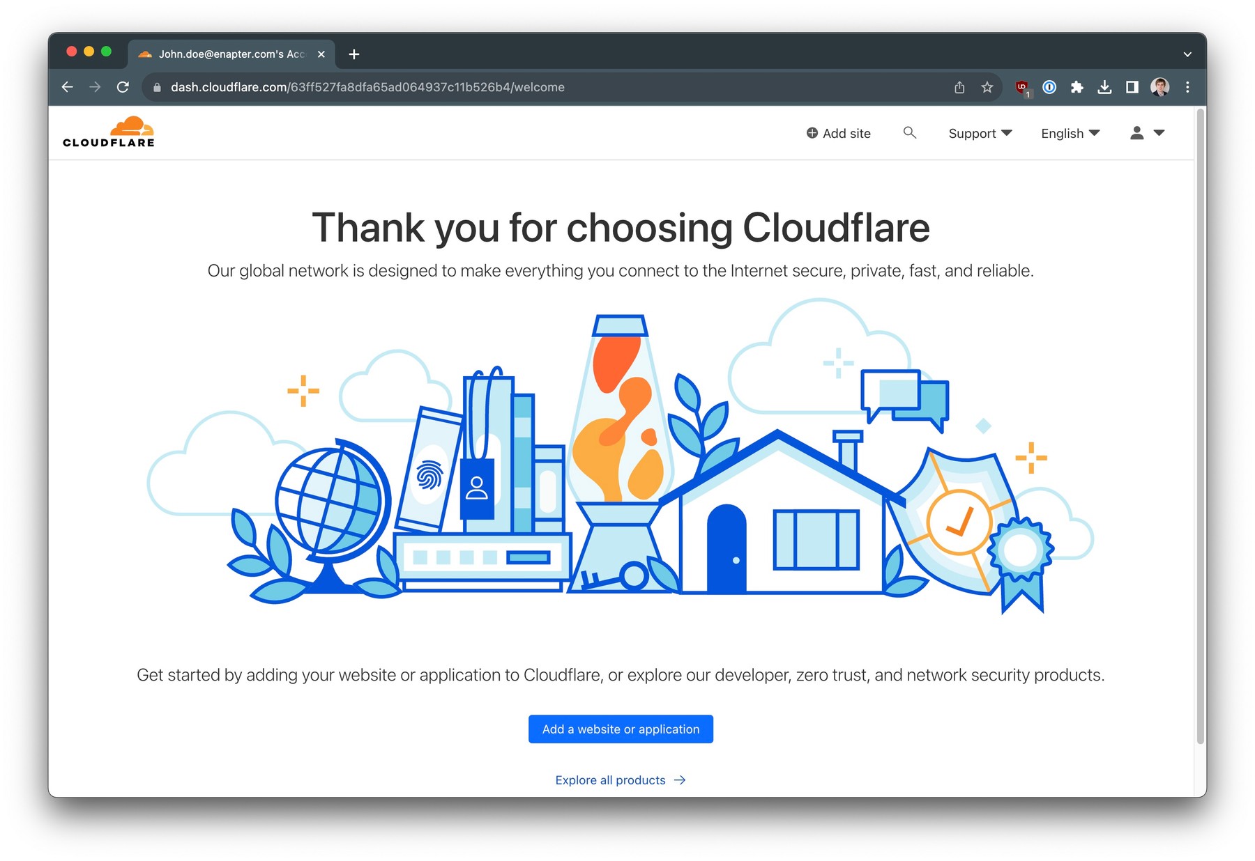 Adding Website to Cloudflare