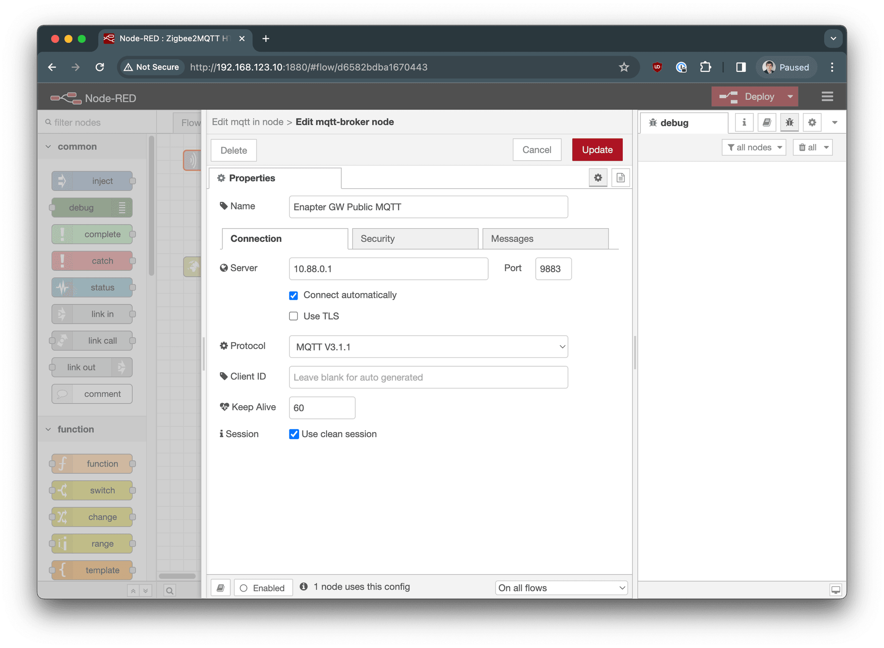 Zigbee2MQTT Web Interface