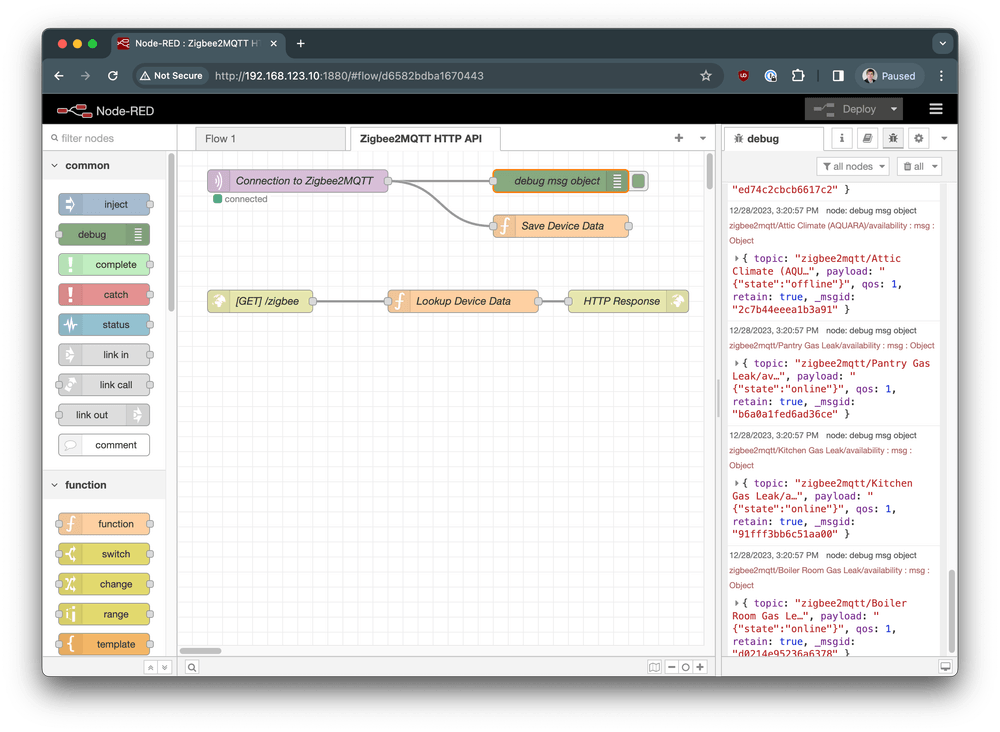 Running Node-RED on Enapter Gateway | Enapter Developer Toolkit