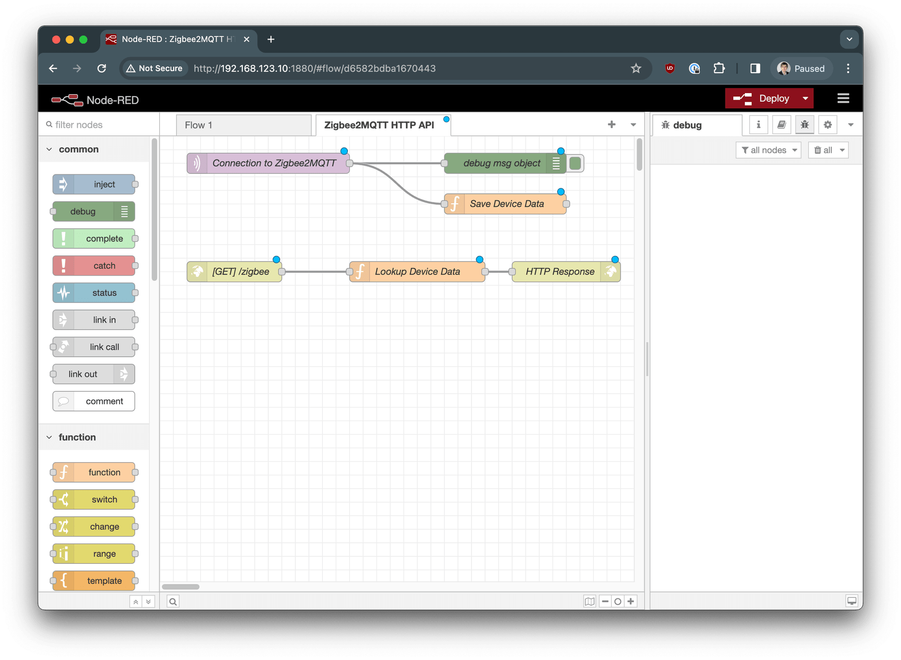 Zigbee2MQTT Web Interface