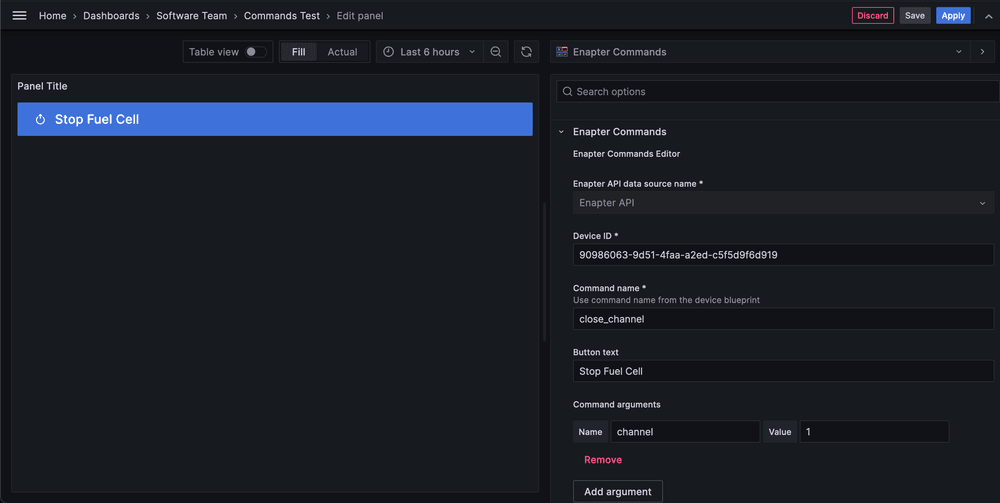 Commands | Enapter Developer Toolkit